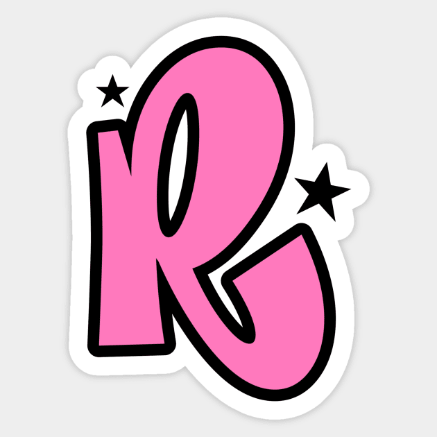 R letter Sticker by DiorBrush